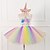 cheap Movie &amp; TV Theme Costumes-Unicorn Pony Classic Lolita Dress Petticoat Hoop Skirt Tutu Under Skirt Girls&#039; Kid&#039;s Satin Costume White / Pink Vintage Cosplay Party Performance Festival Princess / Headband / Headband