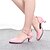 olcso Báli cipők és modern tánccipők-Női Dance Shoes Modern cipők Báli Magassarkúk Vastag sarok Személyre szabható Fekete / Piros / Rózsaszín / Gyakorlat