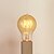 preiswerte Strahlende Glühlampen-1pc 40 W E26 / E27 Gelb Transparent Körper Glühbirne Vintage Edison Glühbirne 220-240 V