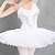 billige Ballettdrakt-Ballet Kjole Fjær / pels Krystall / Rhinestone Strå Dame Trening Ytelse Ermeløs Netting Polyester