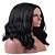 cheap Synthetic Trendy Wigs-Synthetic Wig Wavy Middle Part Wig Medium Length Jet Black Synthetic Hair 16 inch Women&#039;s Synthetic Best Quality Natural Hairline Black BLONDE UNICORN