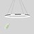 cheap Circle Design-1-Light 80 cm Mini Style / LED Pendant Light Metal Acrylic Circle Electroplated Modern Contemporary 110-120V / 220-240V