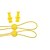 Недорогие Шнурки-2 предмета Этиленвинилацетат Шнурки Универсальные Весна Повседневные Темно-желтый / # Красное вино (против морщин) / Белый