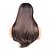cheap Synthetic Trendy Wigs-Synthetic Wig Natural Straight Middle Part Wig Ombre Long Black / Brown Synthetic Hair 24 inch Women&#039;s Synthetic Comfortable Ombre Hair Ombre HAIR CUBE / Natural Hairline / Natural Hairline
