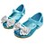 cheap Kids&#039; Princess Shoes-Girls&#039; Flats Comfort Flower Girl Shoes Halloween PU Little Kids(4-7ys) Wedding Party &amp; Evening Bowknot Sparkling Glitter Blue Pink Silver Fall Spring