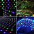 voordelige Plug String Lights-led netto lichtslingers 6m x 4m 672 leds netto lichten gordijn lichten visnet voor kerstvakantie party decor outdoor lichtslingers met 8 modi niet-waterdicht koppelbaar 220-240v