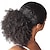 tanie Przedłużenia z naturalnych włosów-brazylijski afro perwersyjne kręcone sznurkiem przedłużanie kucyka 1b remy 10-22 cal długi klips w kucyk przedłużanie włosów ludzkich