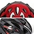 preiswerte Radhelme-MOON Erwachsene Fahrradhelm Aero Helm 25 Öffnungen ASTM Stoßfest Einteilig vergossen Leichtes Gewicht EPS PC EVA Sport Geländerad Straßenradfahren Wandern - Rot + schwarz Bule / schwarz Schwarz