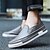 economico Slip-ons e mocassini da uomo-Per uomo Mocassini e Slip-Ons Mocassini comodi Scarpe comfort Mocassini alla guida Formale Informale Footing Similpelle Bianco Nero Grigio Autunno Primavera