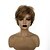 Χαμηλού Κόστους Συνθετικές Trendy Περούκες-Συνθετικές Περούκες Κυματιστό Χαλαρή μπούκλα Κούρεμα νεράιδας Κούρεμα με φιλάρισμα Περούκα Κοντό Μπεζ Συνθετικά μαλλιά 8 inch Γυναικεία Απλός συνθετικός Φυσική γραμμή των μαλλιών Καφέ BLONDE UNICORN