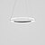 voordelige Cirkelontwerp-1-lichts 60 cm LED hanglamp metaal acryl cirkel gegalvaniseerd modern eigentijds 110-120v / 220-240v