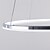 abordables Diseño de círculo-1 luz 60 cm led colgante luz metal acrílico círculo electrochapado moderno contemporáneo 110-120v / 220-240v