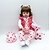 Χαμηλού Κόστους Κούκλες Μωρά-18 inch NPK DOLL Κούκλες σαν αληθινές Κορίτσι κορίτσι Μωρά Κορίτσια Νεογέννητος όμοιος με ζωντανό Χαριτωμένο Χειροποίητο Ασφαλής για παιδιά Ύφασμα 3/4 σιλικόνης άκρα και βαμβάκι γεμάτο σώμα