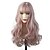 cheap Synthetic Trendy Wigs-Synthetic Wig Curly Bouncy Curl With Bangs Wig Long Light golden Pink / Purple Light Blue Synthetic Hair 22 inch Women&#039;s Simple Synthetic Best Quality Purple BLONDE UNICORN / Natural Hairline
