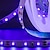baratos Faixas de Luzes LED-luzes de tira de LED 16,4 pés 5 m flexíveis tiktok luzes luz negra uv 395-405 nm 2835 tira flexível de 8 mm com fonte de alimentação 2a para iluminação de palco de festa de dança fluorescente