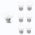 cheap LED Globe Bulbs-6pcs 5 W LED Globe Bulbs 450 lm E14 E26 / E27 G45 12 LED Beads SMD 2835 220-240 V 110-130 V