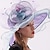 preiswerte Partyhut-Derby-Hüte für Damen breiter Krempe Fedora Sonnenhut Cloche Kentucky Fascinator Hüte für Damen Organza Tea Party Braut Kirchenhüte