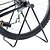 cheap Bike Trainers &amp; Accessories-Bike Triple Wheel Hub Stand Kickstand Repair Parking Holder Foldable Universal Flexible Folding Parking Holder For Road Bike Mountain Bike MTB BMX TT Folding Bike Cycling Bicycle Stainless Steel Black