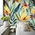 olcso Virág- és növények háttérkép-falfestmény fali matrica borító nyomtatás ragasztó szükséges trópusi pálmalevél vászon lakberendezés