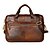 cheap Men&#039;s Bags-Men&#039;s Handbags Shoulder Messenger Bag Laptop Bag Briefcase Cowhide Belt Zipper Solid Color Daily Formal Office &amp; Career Black Brown / Top Handle Bag