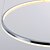 preiswerte Rundes Design-Pendelleuchte 1-Licht 60 cm LED Pendelleuchte Metall Acryl Kreis galvanisiert moderne zeitgenössische 110-120 V 220-240 V.