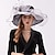 preiswerte Partyhut-Derby-Hüte für Damen breiter Krempe Fedora Sonnenhut Cloche Kentucky Fascinator Hüte für Damen Organza Tea Party Braut Kirchenhüte