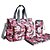 economico Zaini-Zipper Diaper Bag Floral Print Floral Print Polyester Daily Black Grey / White yellow / Pink