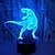 cheap 3D Night Lights-3D Nightlight Color-Changing with USB Port Touch USB 1pc