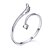 billiga Ringar-Herr Bandring Klassisk Silver S925 Sterling Silver Mode 1st Justerbara / Dam / Ringa