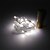 Недорогие LED ленты-0,75м Гирлянды 15 светодиоды SMD 0603 1шт Тёплый белый Белый Разные цвета Новогоднее украшение для свадьбы Аккумуляторы / IP65