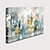 olcso Absztrakt festmények-Hang festett olajfestmény Kézzel festett Vízszintes Absztrakt Tájkép Klasszikus Modern Anélkül, belső keret