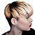 billige Parykker uten lokker med menneskehår-Human Hair Blend Wig Short Straight Layered Haircut Short Hairstyles 2020 Straight Short Silver Black Blonde Dark Roots With Bangs Capless Women&#039;s Silver Honey Blonde#24 Medium Auburn#30