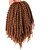 Χαμηλού Κόστους Μαλλιά κροσέ-Πλεκτά μαλλιά Συνθετικές Επεκτάσεις Σγουρά Πλεξούδες κουτιού Μαύρο Συνθετικά μαλλιά Μαλλιά για πλεξούδες 1 τμχ / Το μήκος μαλλιών στην εικόνα είναι 8 inch.