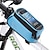 cheap Bike Frame Bags-ROSWHEEL 1.2/1.5 L Cell Phone Bag Bike Frame Bag Top Tube Moistureproof Waterproof Zipper Wearable Bike Bag PVC(PolyVinyl Chloride) Terylene Mesh Bicycle Bag Cycle Bag iPhone X / iPhone XR / iPhone XS