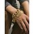 preiswerte Armband-Damen Armband Armband mit Anhänger Münze Herzförmig Kostbar Romantisch Modisch Perlen Armband Schmuck Gold / Silber Für Geschenk Zeremonie Party Verabredung Festival