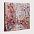זול ציורים אבסטרקטיים-ציור שמן בעבודת יד קנבס אמנות קיר קישוט פסיפס אדום מופשט לעיצוב הבית מגולגל ללא מסגרת ציור לא מתוח