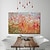 billiga Abstrakta målningar-Hang målad oljemålning HANDMÅLAD Horisontell Panoramautsikt Abstrakt Landskap Samtida Modern Inkludera innerram
