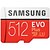 economico Micro SD card/TF-SAMSUNG 512GB TF Micro SD Card scheda di memoria Class10 U3 4K EVO plus