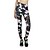 preiswerte Neu in-Damen Hohe Taillenlinie Laufhose Lang Leggings Unten Elastischer Bund Patchwork Yoga Fitness Fitnesstraining Tummy Control Atmungsaktiv Weich Sport Pfirsich Blumen / Pflanzen Modisch / Dehnbar