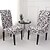 ieftine Husa scaun de sufragerie-husă elastică pentru scaun de bucătărie husă cu flori florale moale și durabile lavabilă pentru hotel/sala de mese/ceremonie/banchet petrecere de nuntă