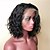 cheap Human Hair Lace Front Wigs-Human Hair 13x4 Lace Front Wig Bob Short Bob Free Part Brazilian Hair Wavy Water Wave Black Wig 130% Density with Baby Hair Natural Hairline For Black Women 100% Virgin 100% Hand Tied For Women&#039;s
