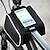 billige Tasker til cykelstel-ROSWHEEL Mobiltelefonetui Taske til stangen på cyklen 5.5 inch Cykling til Samsung Galaxy S4 iPhone 5/5S iPhone 8/7/6S/6 Sort Cykling / Cykel / iPhone X / iPhone XR / iPhone XS / iPhone XS Max
