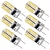 billige Bi-pin lamper med LED-6stk 2.5 W LED-lamper med G-sokkel 180 lm G8 T 64 LED perler SMD 3014 Smuk Varm hvit Kjølig hvit 110-130 V