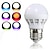 cheap LED Smart Bulbs-1pc 3W 200-250LM RGBW E27 Led Bulb LED RGB LED Light Bulb with IR Remote Control Pop Lamp Color Changing 16 colors changing LED Bulbs Tubes AC85-265V