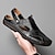 abordables Chaussures à la main pour homme-Homme Sandales Sandales en cuir Sandales à bride arrière Chaussures faites à la main Chaussures de confort Chaussures Tendances Décontractées Extérieur du quotidien Cuir Respirable Étanche Ne glisse