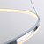 billige Sirkeldesign-1-lys 80 cm ministil / led pendellamp i metall akryl sirkel elektroplettert moderne moderne 110-120v / 220-240v