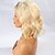 Недорогие Парики из натуральных волос-Не подвергавшиеся окрашиванию Лента спереди Парик Стрижка боб Глубокое разделение Beyonce стиль Бразильские волосы Волнистый Блондинка Парик 150% Плотность волос / с детскими волосами