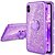 abordables Coques iPhone-coque de téléphone pour apple couverture arrière iphone se 3 iphone 13 pro max 12 11 x xr xs max 8 7 strass placage porte-anneau