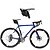 baratos Bolsas de Selim de Bicicleta-ROSWHEEL Bolsa para Bagageiro de Bicicleta Á Prova-de-Chuva Tiras Refletoras Durável Bolsa de Bicicleta 600D de poliéster Bolsa de Bicicleta Bolsa de Ciclismo Ciclismo Moto