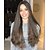 cheap Synthetic Lace Wigs-Synthetic Wig Wavy Style Middle Part Capless Wig Brown Synthetic Hair 34 inch Women&#039;s Women Dark Brown Wig Very Long Natural Wigs